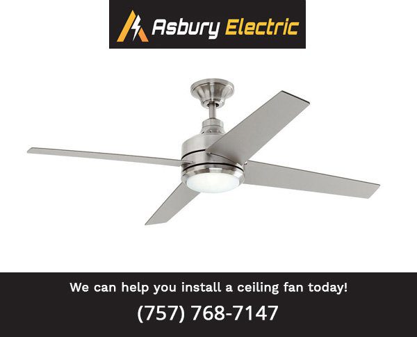 How To Install A Ceiling Fan Asbury, Installing A Ceiling Fan With Light
