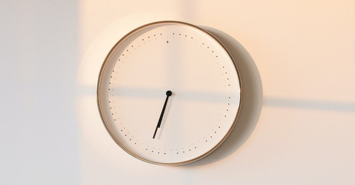 Clock Hanging On Walk